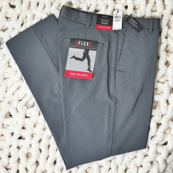 Van Heusen Flex Dress Pants - Picture 1 of 3